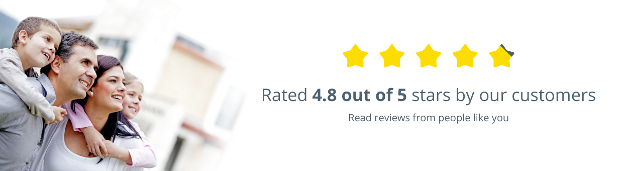Rated 4.8 of 5 stars by our customers